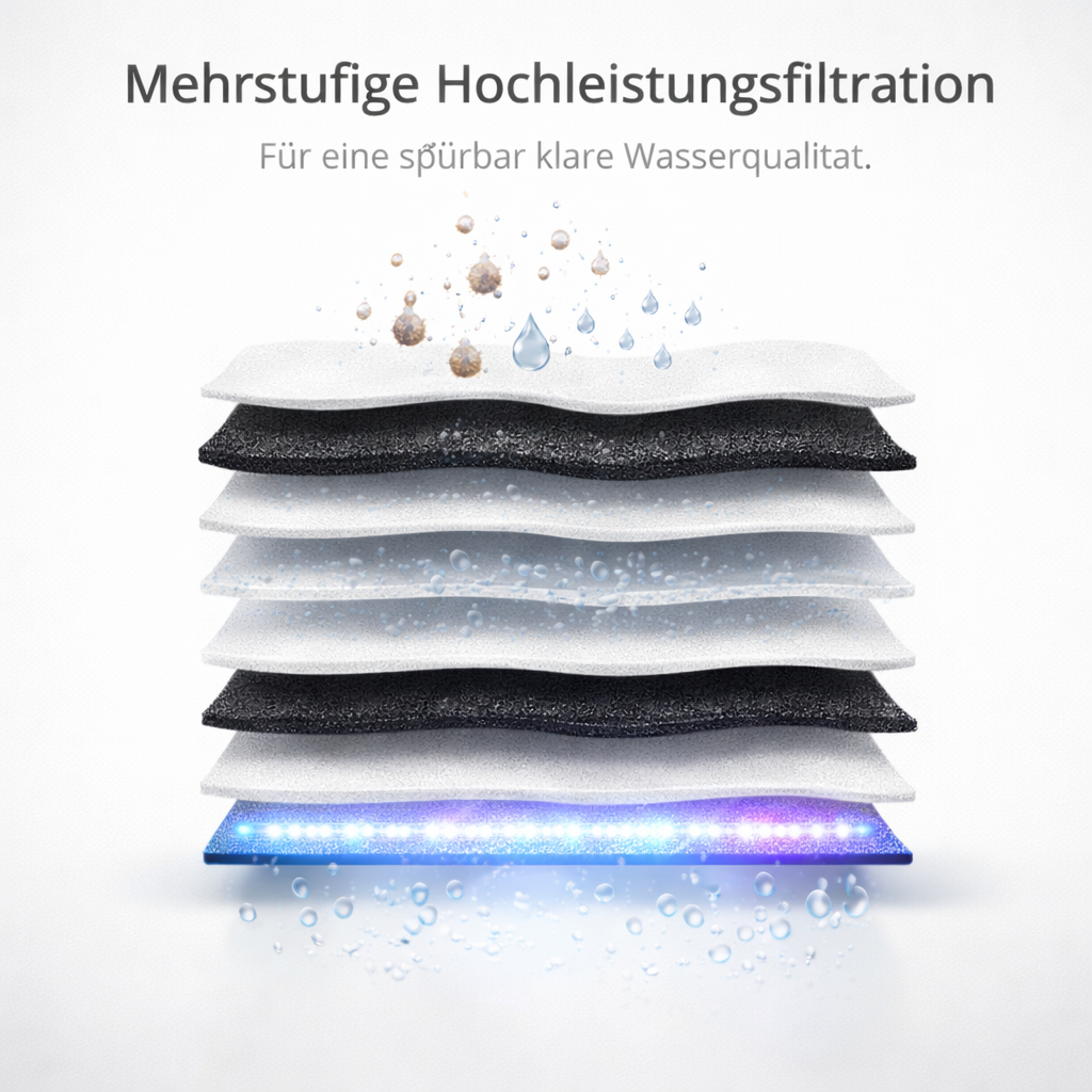 Mehrstufige Hochleistungsfiltration