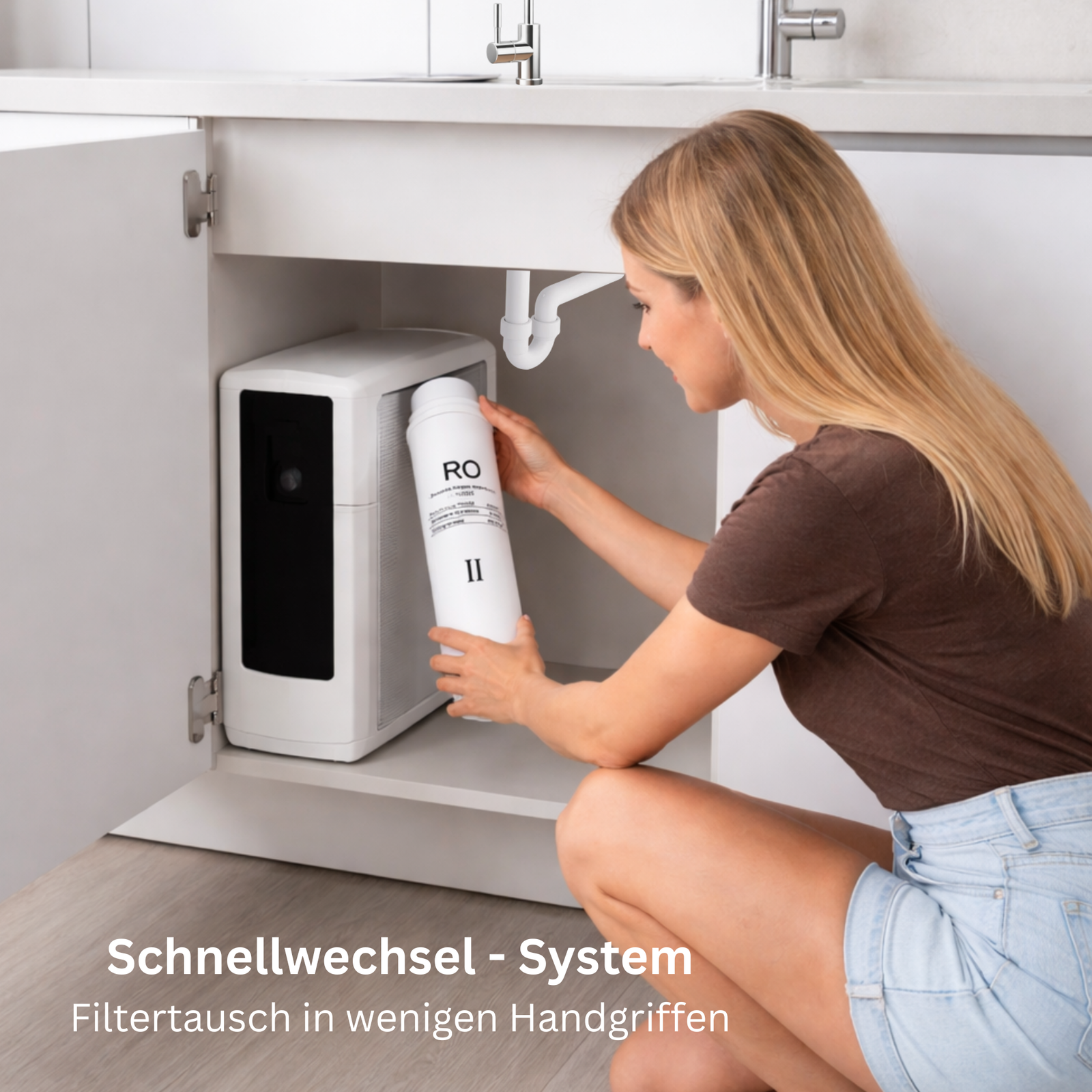Filterwechsel in wenigen Handgriffen – Schnellwechsel-System