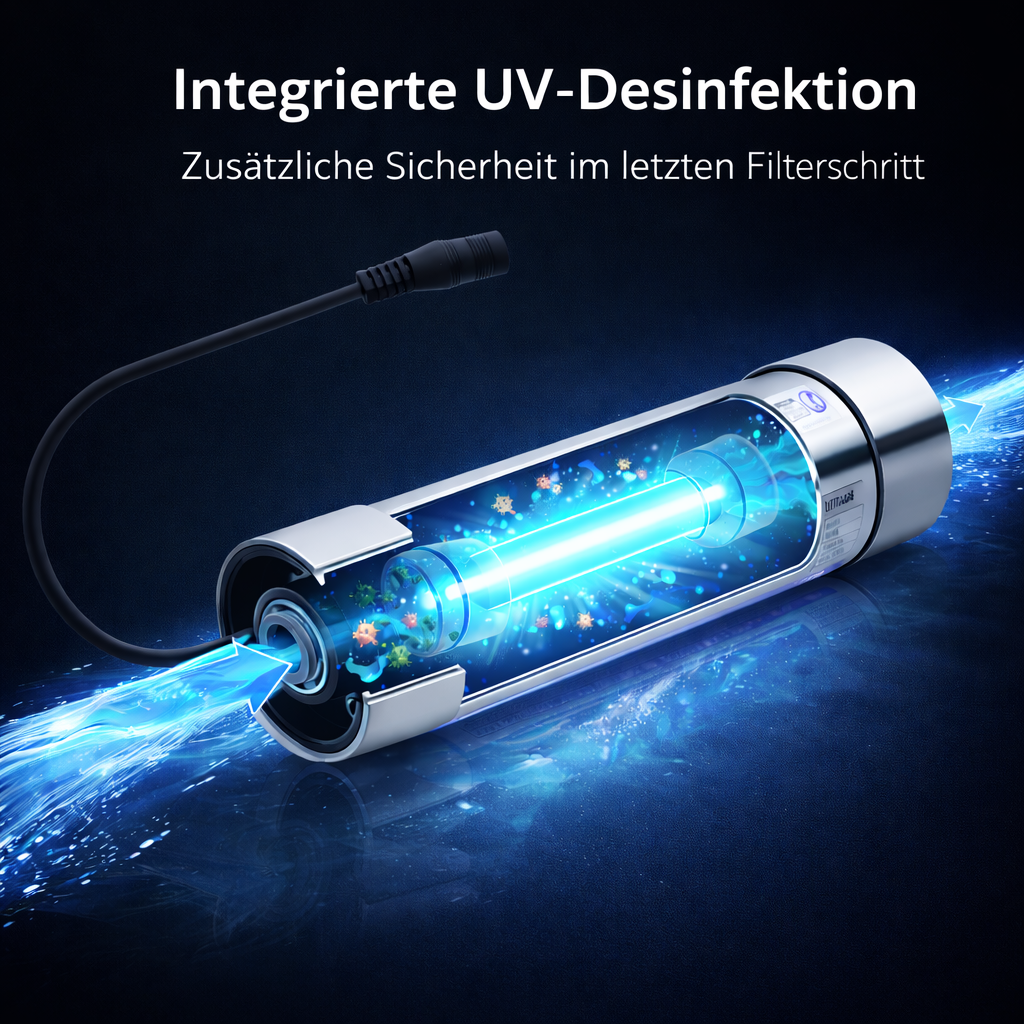 Integrierte UV-Desinfektion