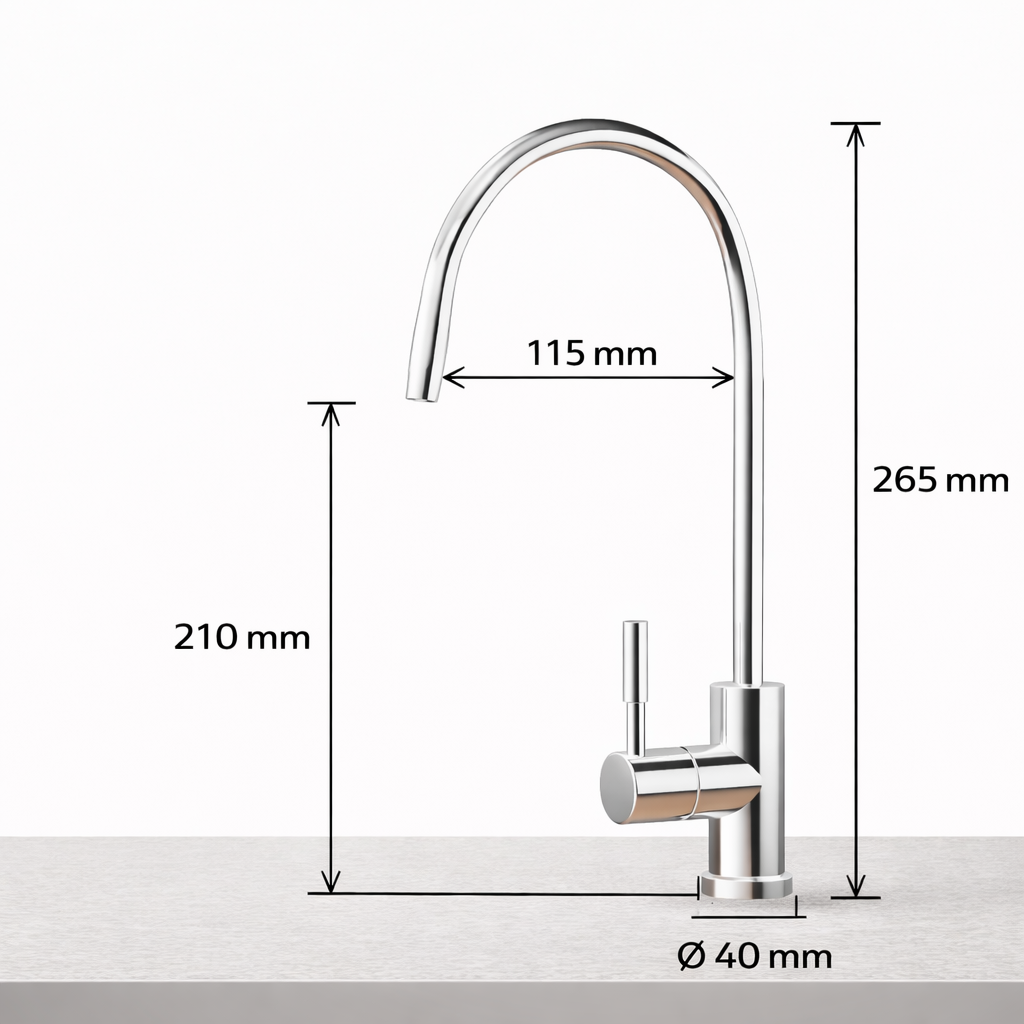 Maße Wasserhahn